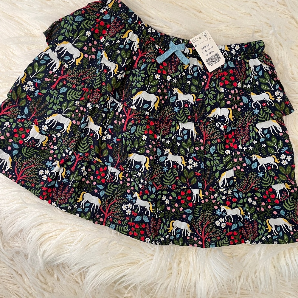 Mini Boden ❤️HOST PICK 2x❤️NWT "Skirt in ruffled Unicorn"